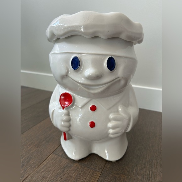 Mccoy Other - Vintage Pillsbury Dough Boy "Bobby the Baker" Ceramic Cookie Jar #183 McCoy USA